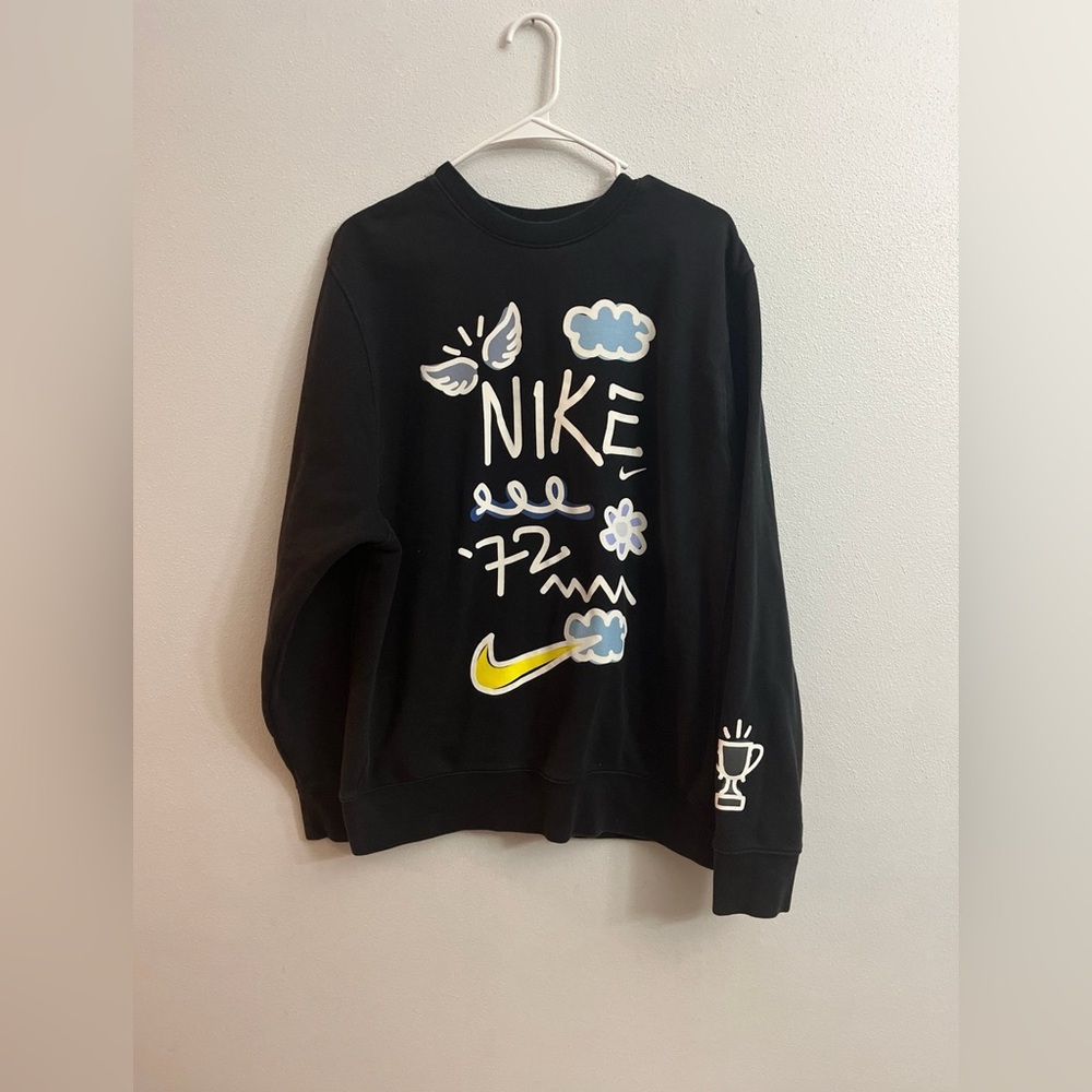 Nike Black Club Crewneck Sweatshirt